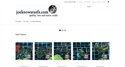 Desktop Screenshot of joeknowsreefs.com